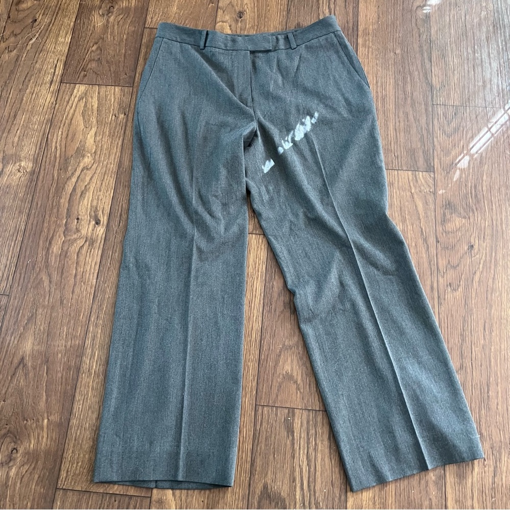 BROOKS BROTHERS WOMENS GRAY SLACKS PANTS SIZE 10